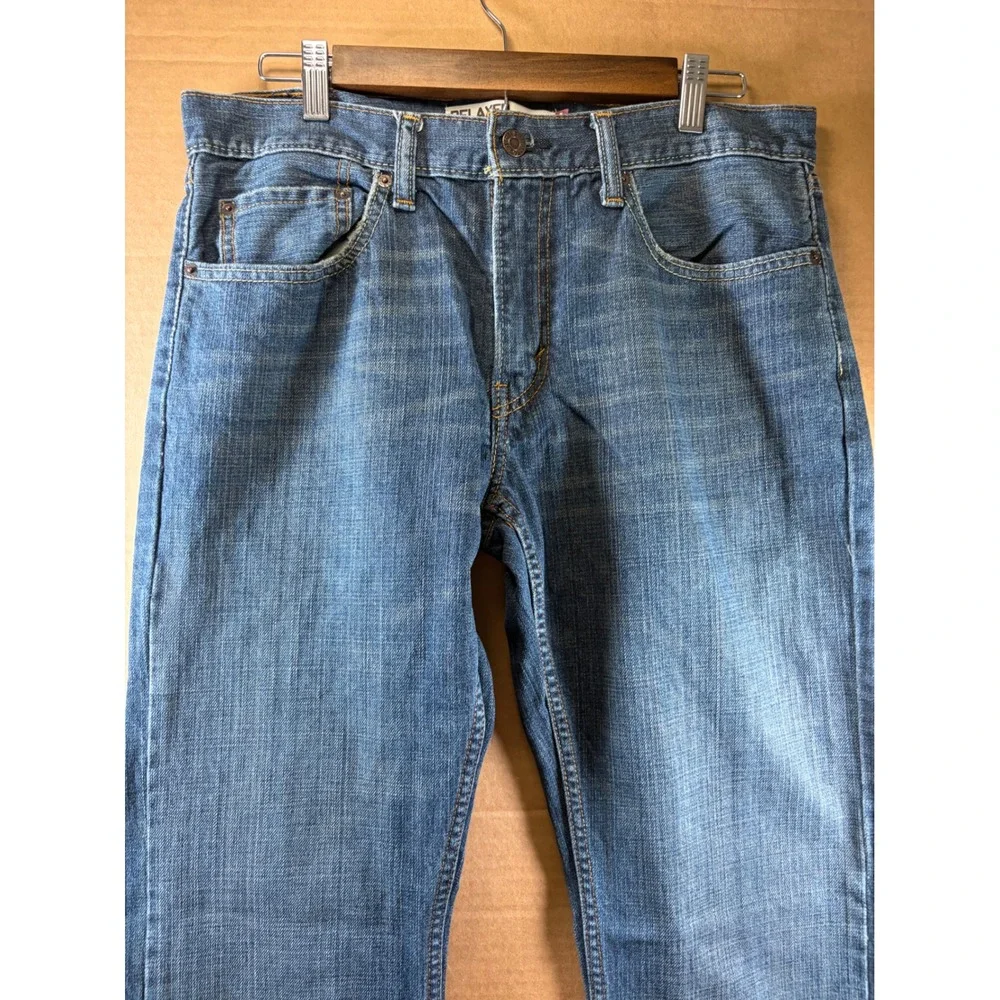 Levi's 559 Relaxed Straight Jeans Mens 32x25 Blue Denim 100% Cotton Medium Wash